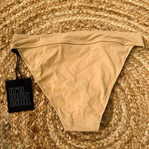 NWT Its Now Cool Bikini Bottoms Size M MOCHA